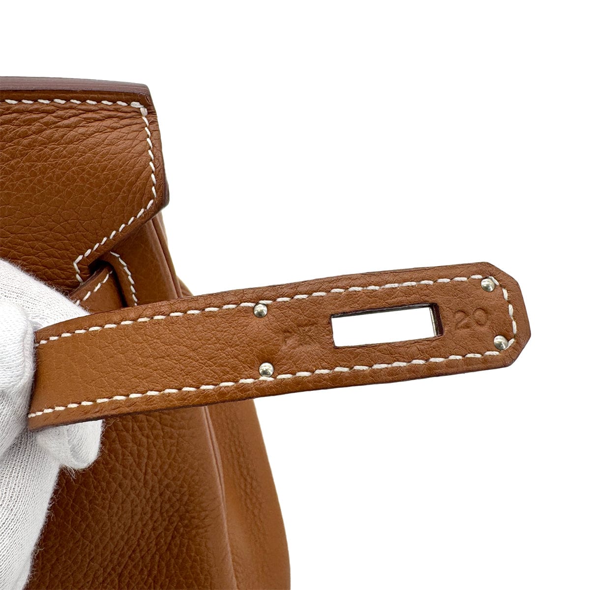 HERMES HERMES BIRKIN 30 GOLD TOGO HAND BAG □K GHW 90304919