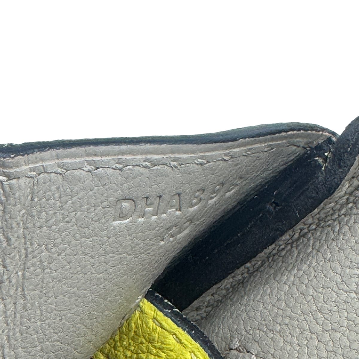 HERMES HERMES BIRKIN 30 VERSO LIME GRIS TOURTERELLE EVERCOLOR HAND BAG 2019 D STAMP PALLADIUM HARDWARE 90327146
