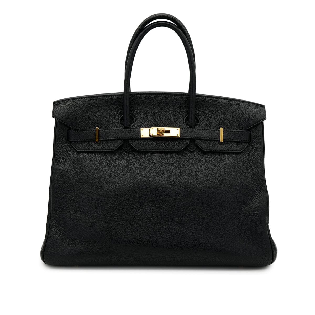 HERMES HERMES BIRKIN 35 BLACK TAURILLON CLEMENCE HAND BAG □K GHW 90305897