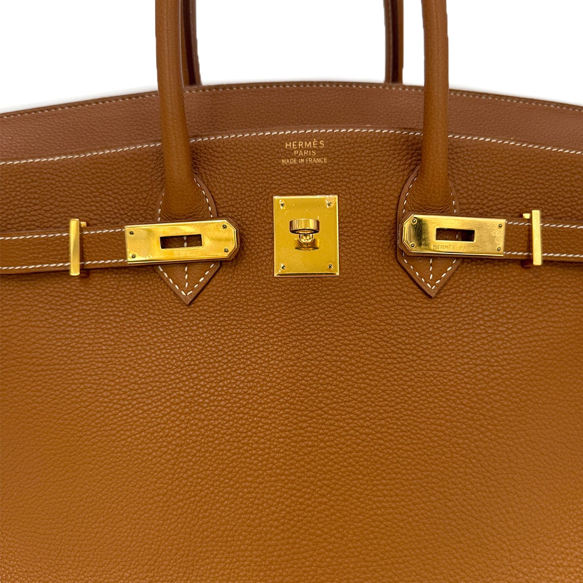 HERMES HERMES BIRKIN 35 GOLD TOGO HAND BAG □G GHW 90302188