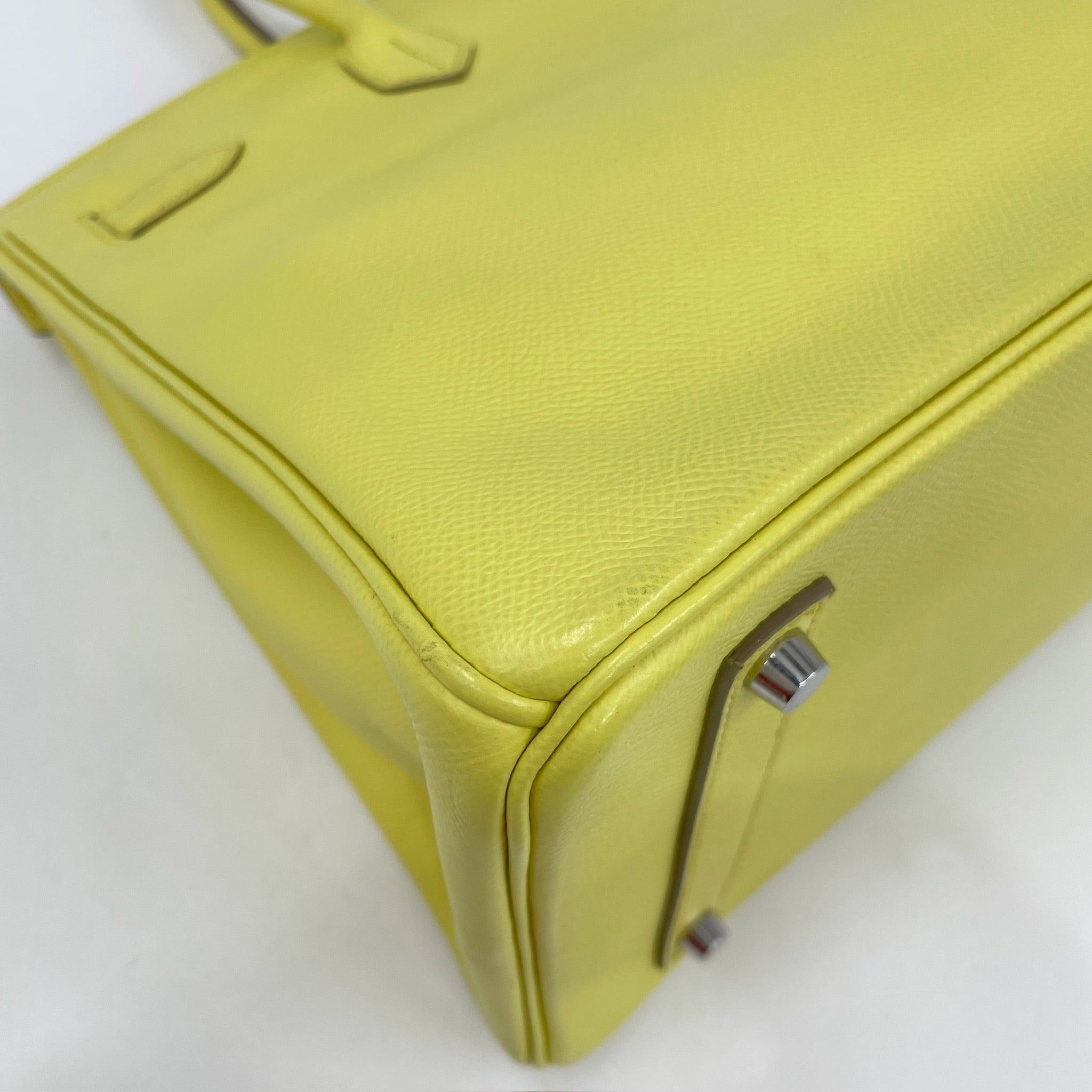 Hermes Hermès Birkin 35 Lime Epsom