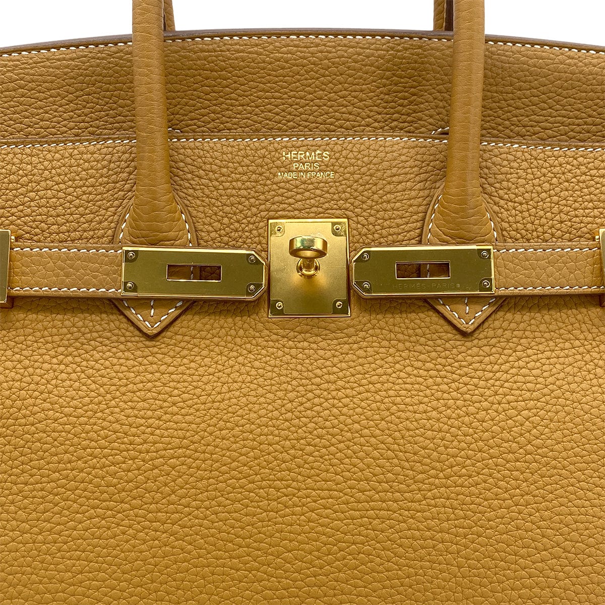 Hermes HERMES BIRKIN 35 NATUREL SABLE TAURILLON CLEMENCE HAND BAG T GHW 90275153