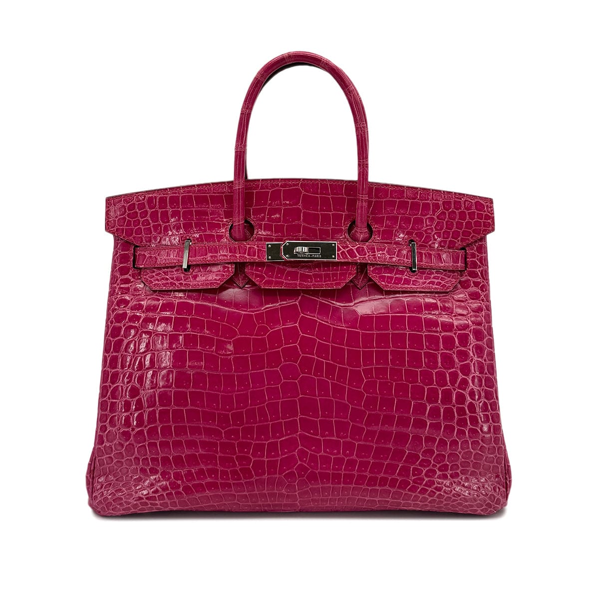 HERMES HERMES BIRKIN 35 ROSE SHEHERAZADE POROSUS HAND BAG □H SHW 90285102