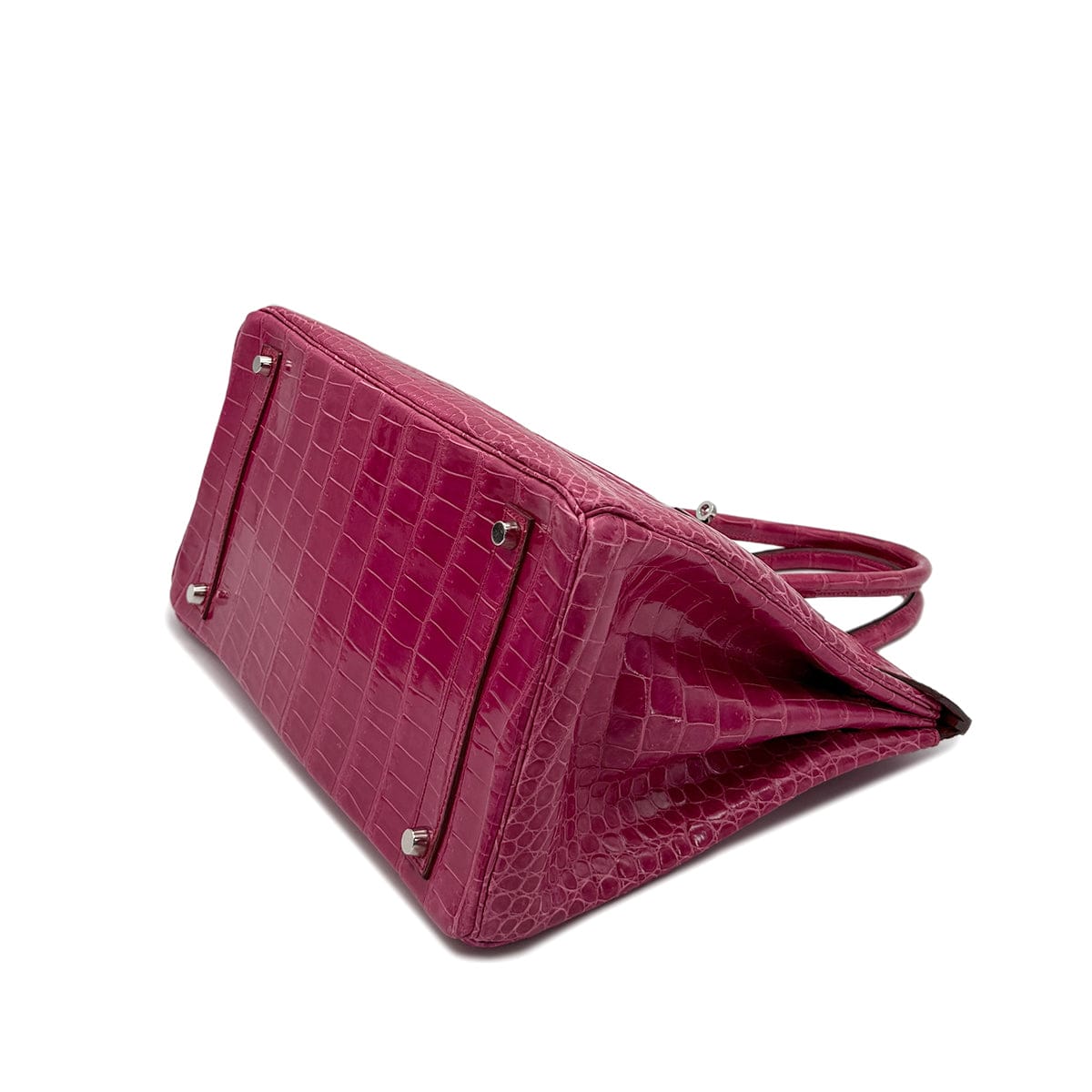 HERMES HERMES BIRKIN 35 ROSE SHEHERAZADE POROSUS HAND BAG □H SHW 90285102