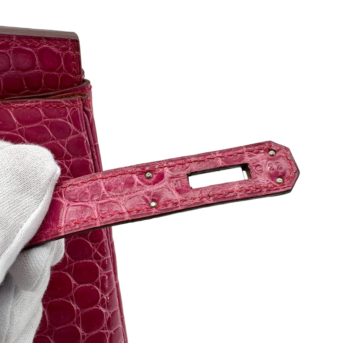 HERMES HERMES BIRKIN 35 ROSE SHEHERAZADE POROSUS HAND BAG □H SHW 90285102