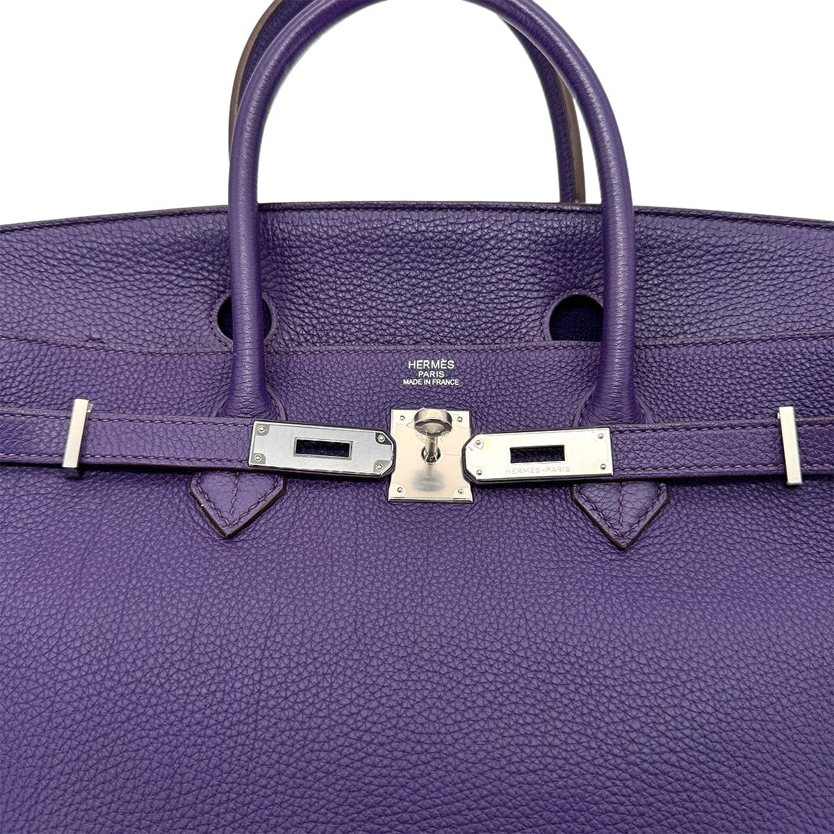 Hermes HERMES BIRKIN 40 IRIS TOGO HAND BAG □N SHW 90274417