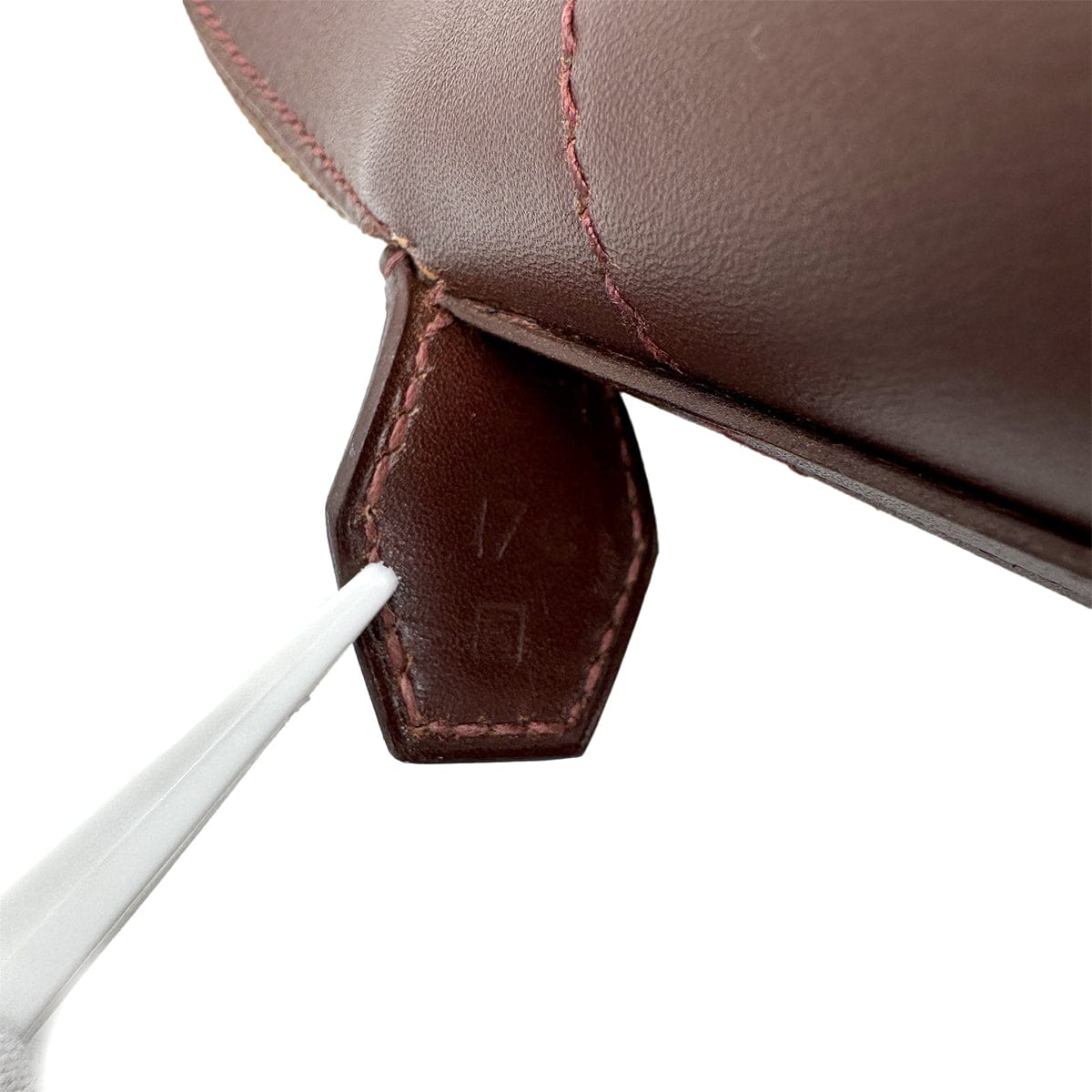 HERMES HERMES BOLIDE 35 MARRON FONCE BOXCALF HAND BAG 2001 SQUARE E GOLD HARDWARE 90311972