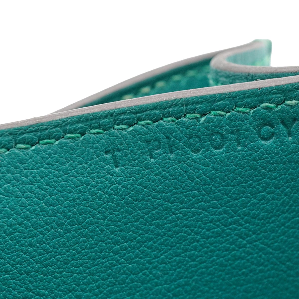 HERMES HERMES CONSTANCE 3 24 BLEU OCEAN MALACHITE DEBRIS SWIFT SHOULDER BAG 2015 T STAMP GOLD HARDWARE 90327186