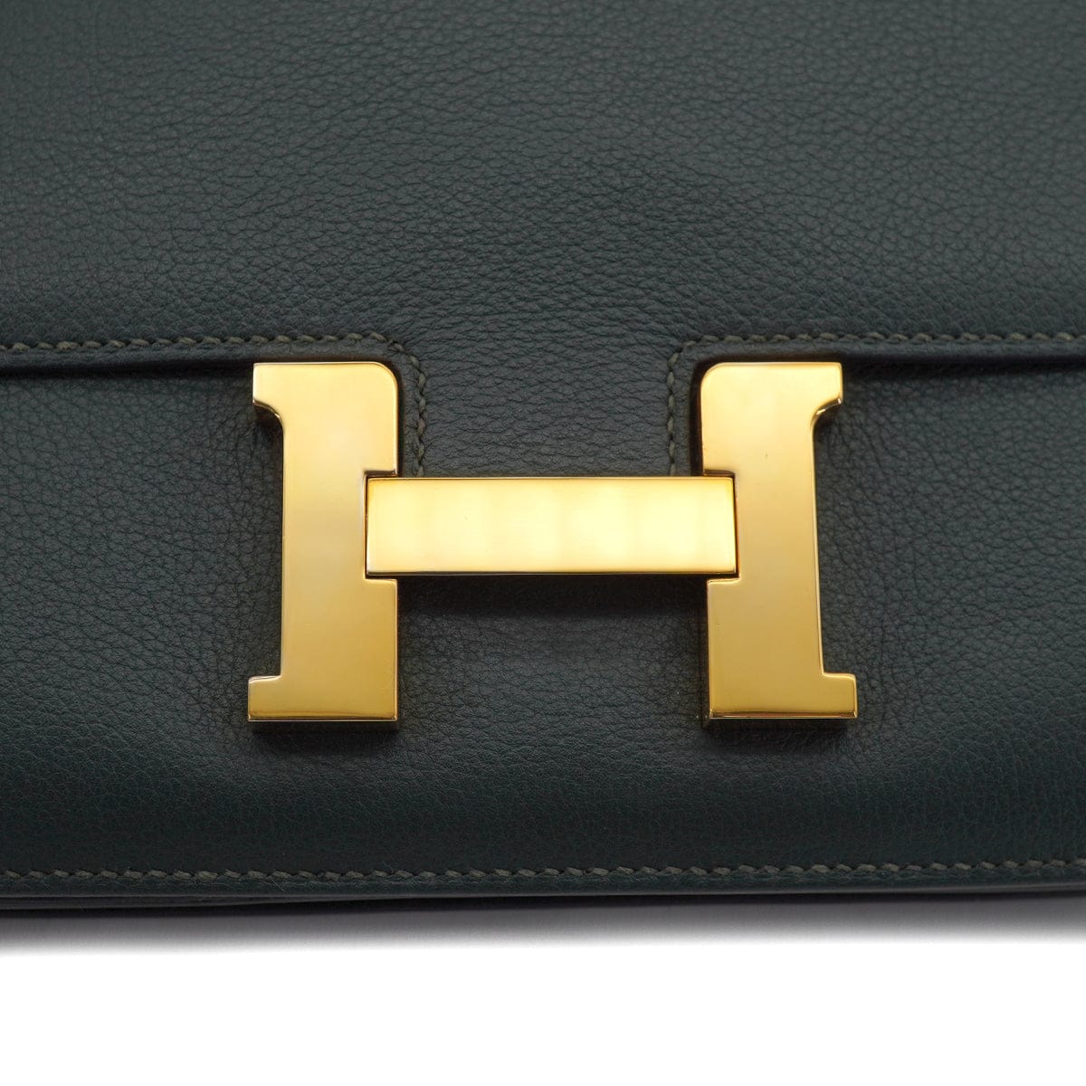 HERMES HERMES CONSTANCE 3 MINI 18 VERT ANGLAIS EVER COLOR SHOULDER BAG 2017 A STAMP GOLD HARDWARE 90326729