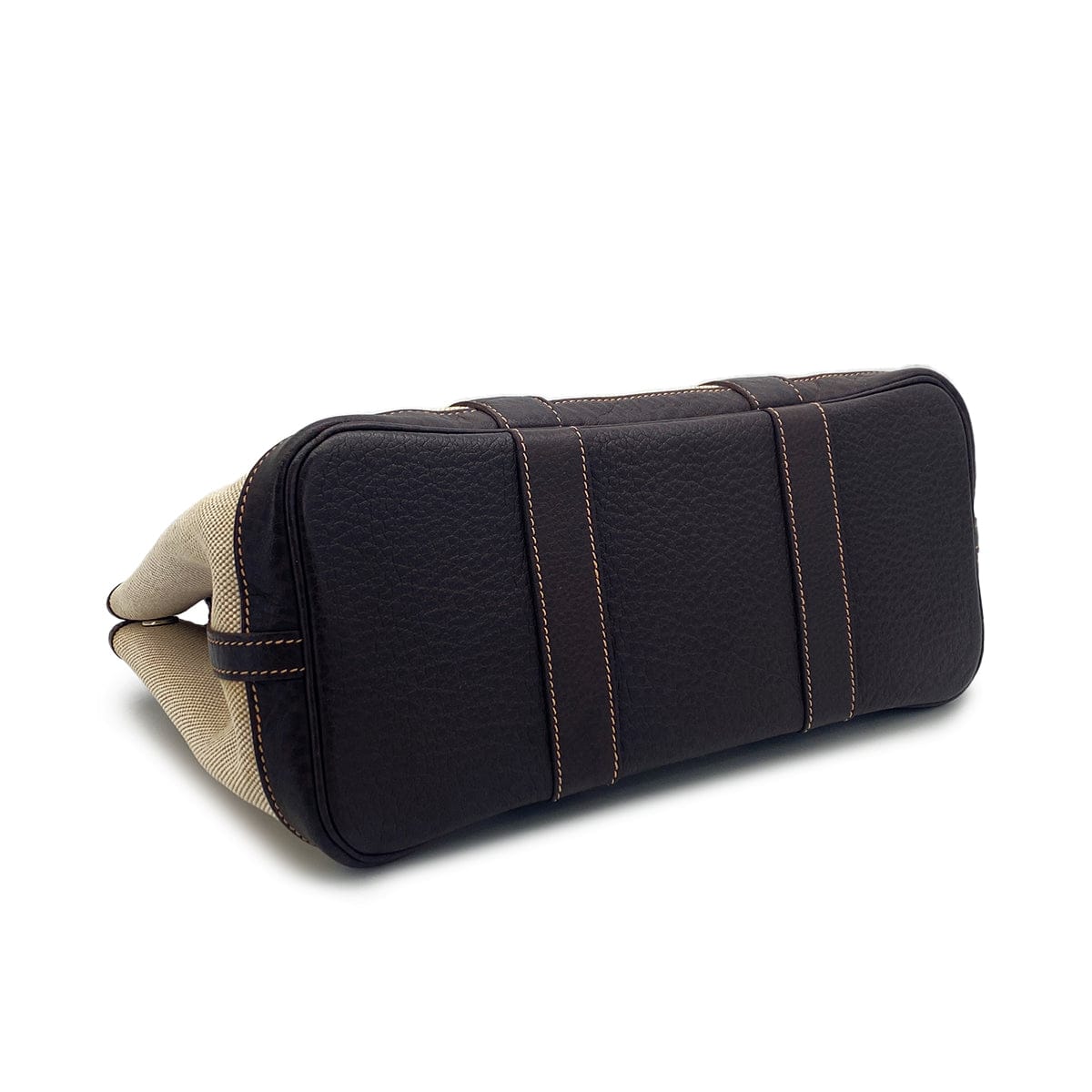 HERMES HERMES GARDEN PARTY TPM MARRON TOILE H VEAU NEGONDA HAND SHOULDER BAG 2005 SQUARE I 90324741