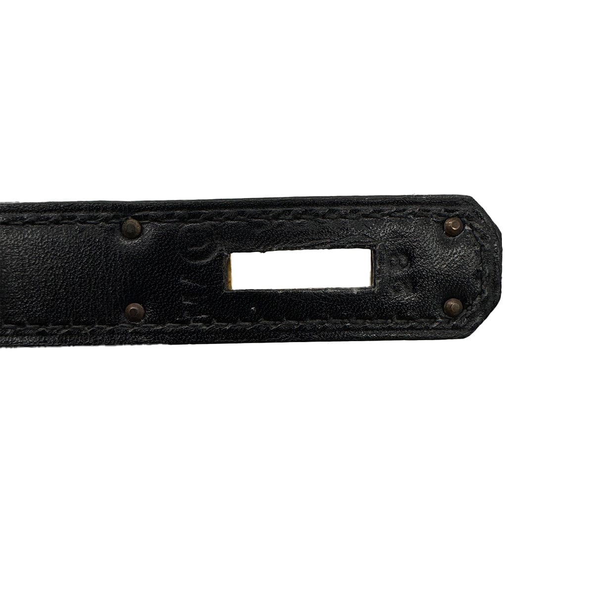 Hermes HERMES KELLY 28 SELLIER BLACK BOXCALF HAND SHOULDER BAG 〇U GHW 90306558