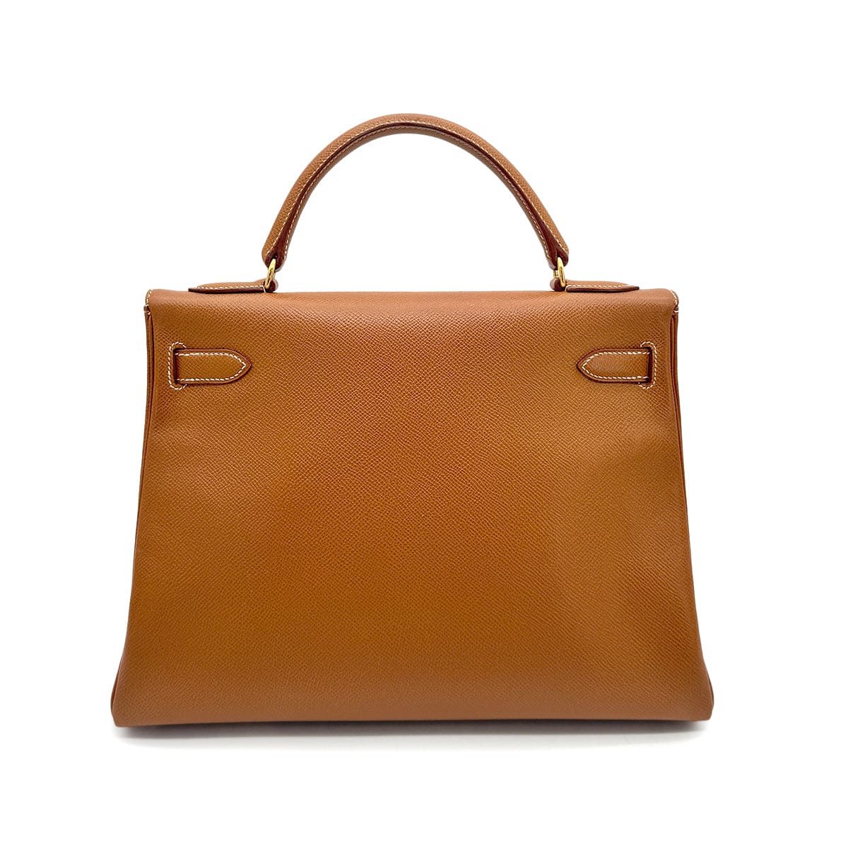 HERMES HERMES KELLY 32 RETOURNE GOLD COUCHEVEL HAND SHOULDER BAG □A GHW 90277076