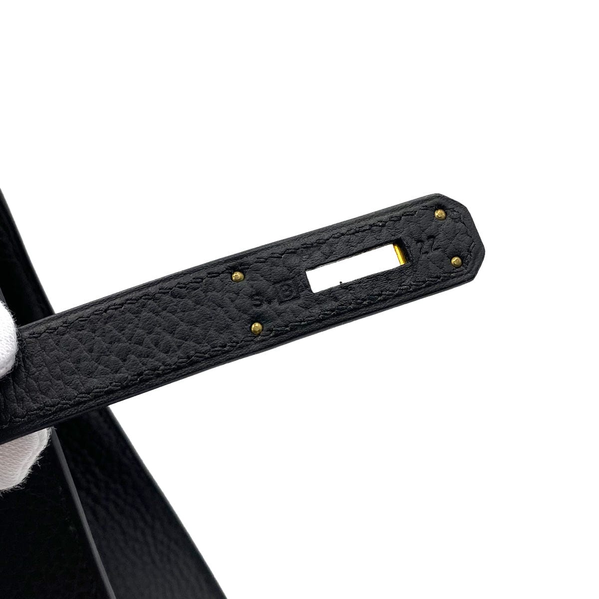 HERMES HERMES KELLY 32 SELLIER BLACK ARDENNES HAND SHOULDER BAG □B 90242962