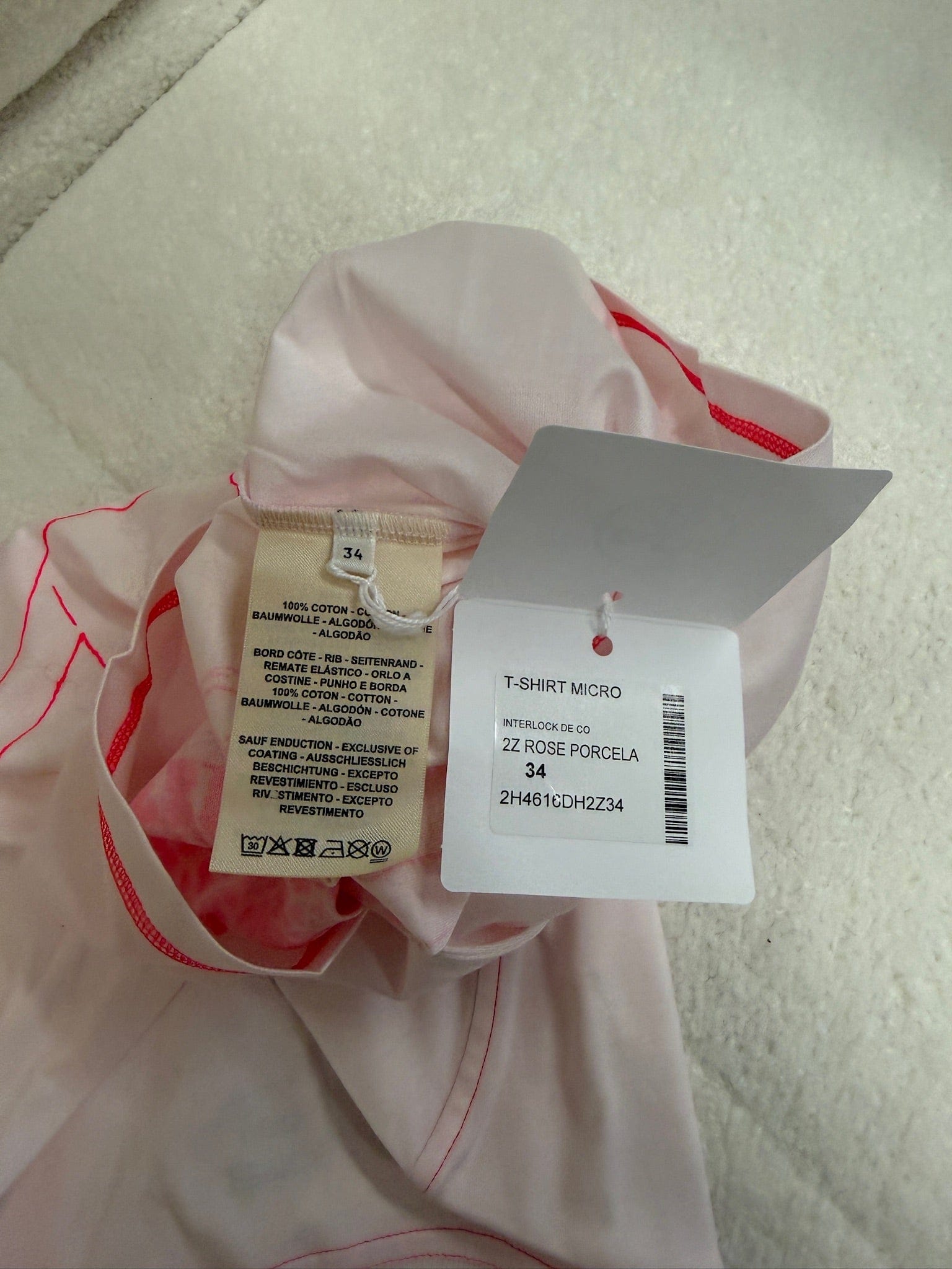 HERMES Hermès Leopard Print T-Shirt - Rose Porcelain
