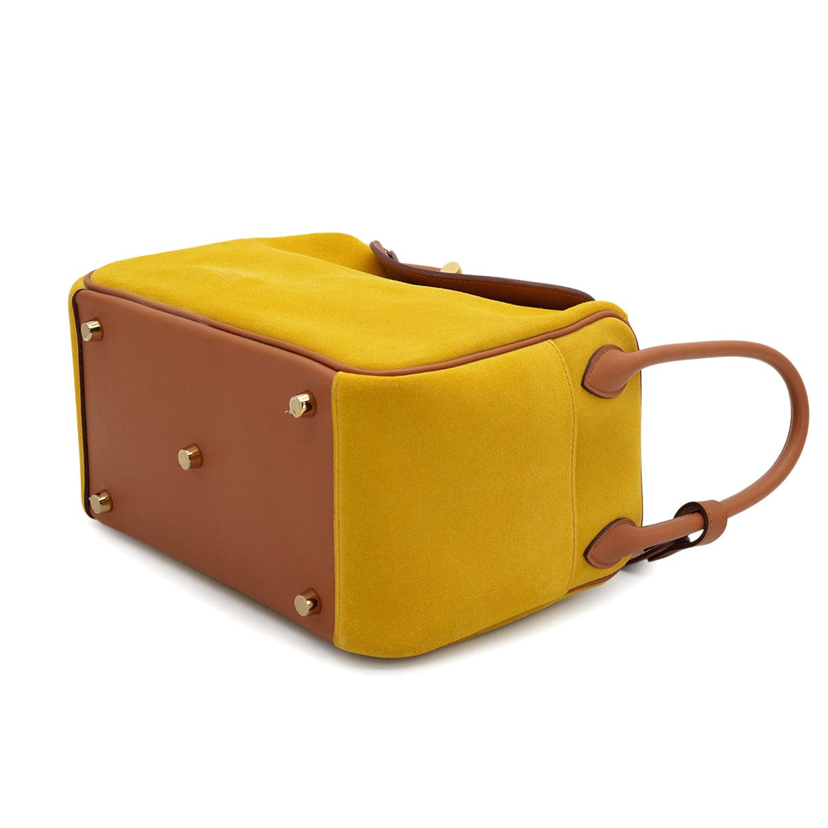 HERMES HERMES LINDY 26 JAUNE AMBRE GOLD SWIFT GRIZZLY SHOULDER BAG 2019 D STAMP GOLD HARDWARE 90326668