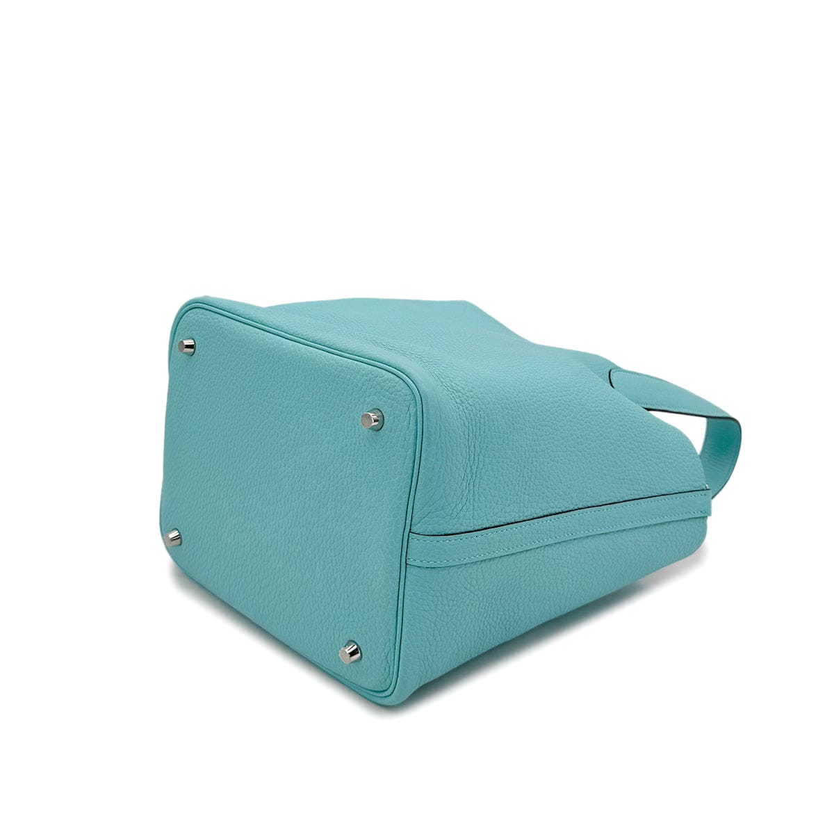 HERMES HERMES PICOTIN LOCK MM BLUE ATOLL TAURILLON CLEMENCE HAND BAG A SHW 90299303