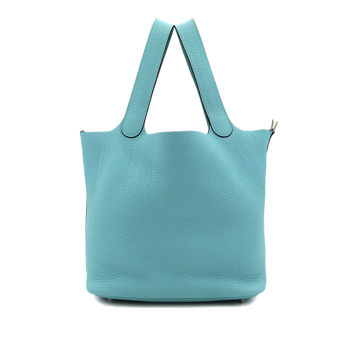 HERMES HERMES PICOTIN LOCK MM BLUE SAINT CYR TAURILLON CLEMENCE HAND BAG X SHW 90301729