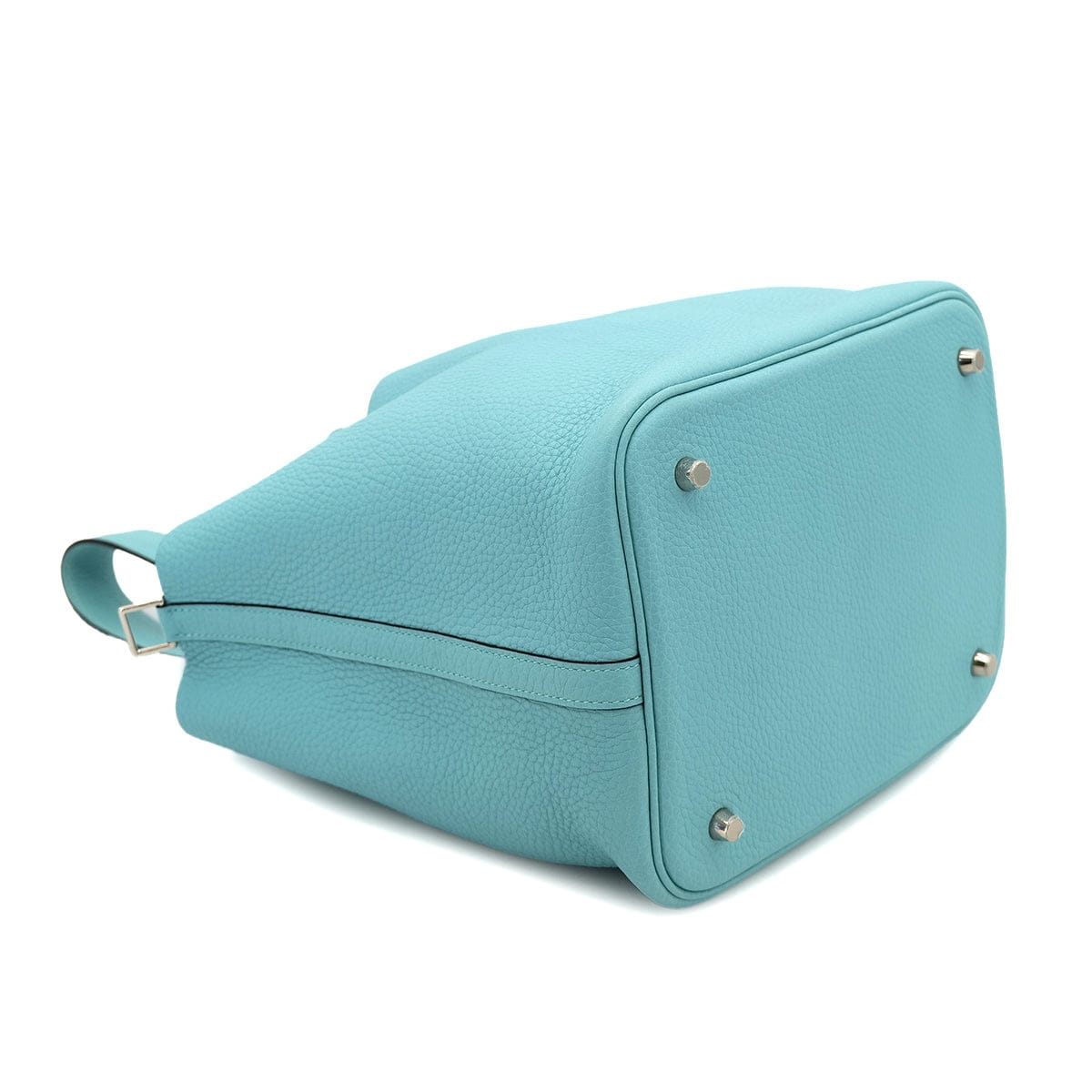 HERMES HERMES PICOTIN LOCK MM BLUE SAINT CYR TAURILLON CLEMENCE HAND BAG X SHW 90301729