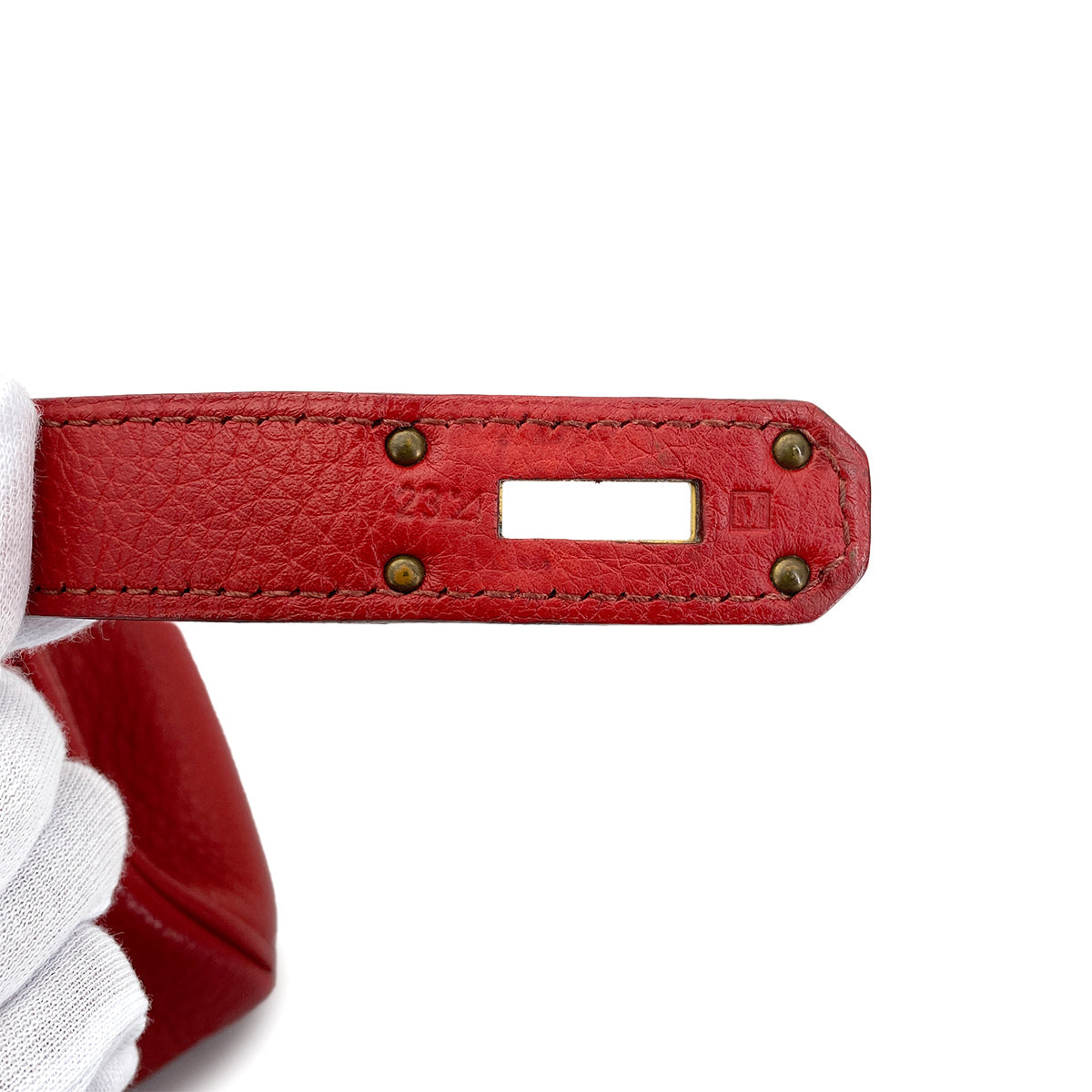 Hermès HERMES SHOULDER KELLY 42 ROUGE GARANCE TAURILLON CLEMENCE HAND SHOULDER BAG □M GHW 90279722