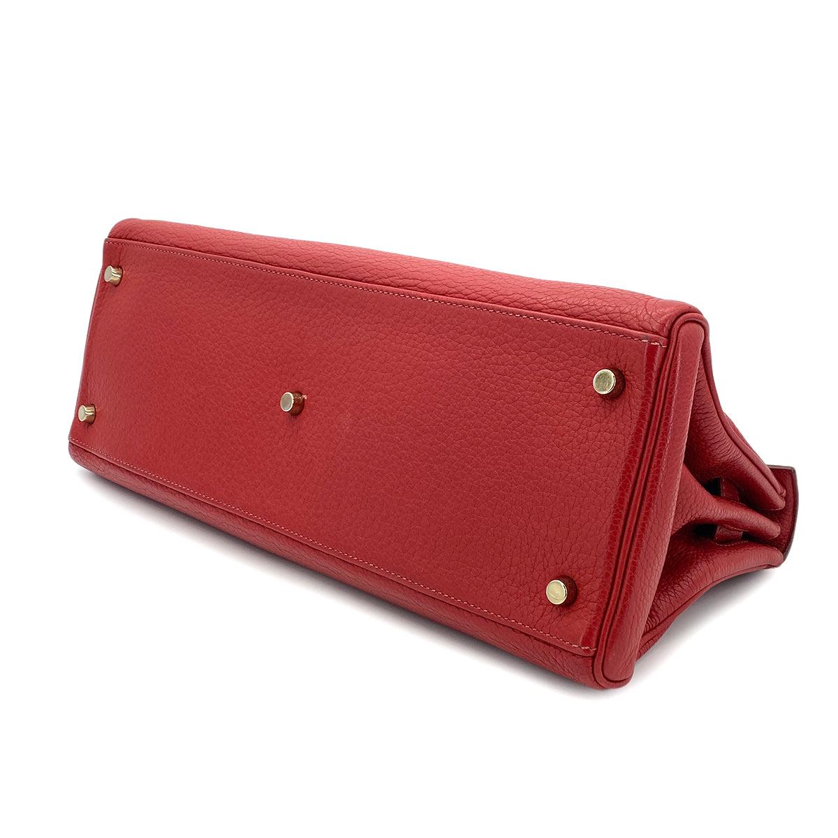 Hermès HERMES SHOULDER KELLY 42 ROUGE GARANCE TAURILLON CLEMENCE HAND SHOULDER BAG □M GHW 90279722