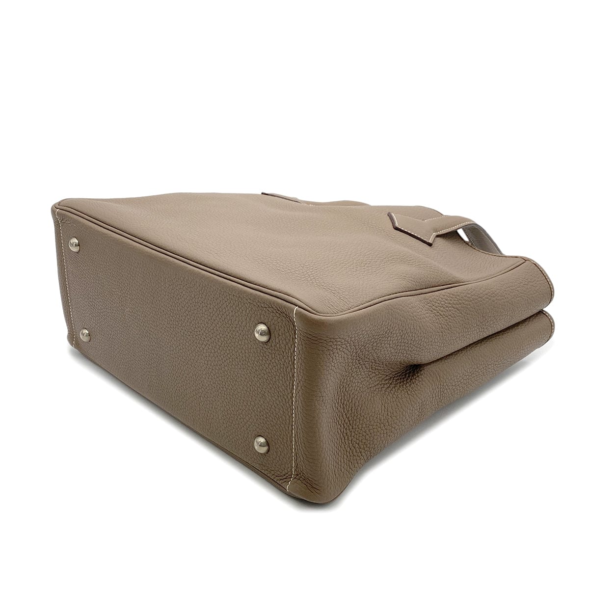 Hermes HERMES VICTORIA CABAS 32 ETOUPE TAURILLON CLEMENCE TOTE BAG □J 90266436