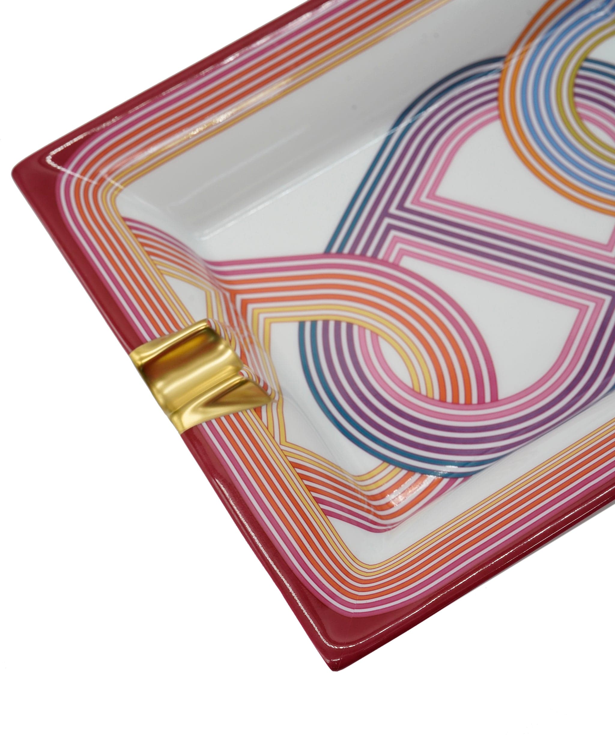 Hermès Hermès 24 Faubourg Rose Ashtray 01ASH798 DBXM0059