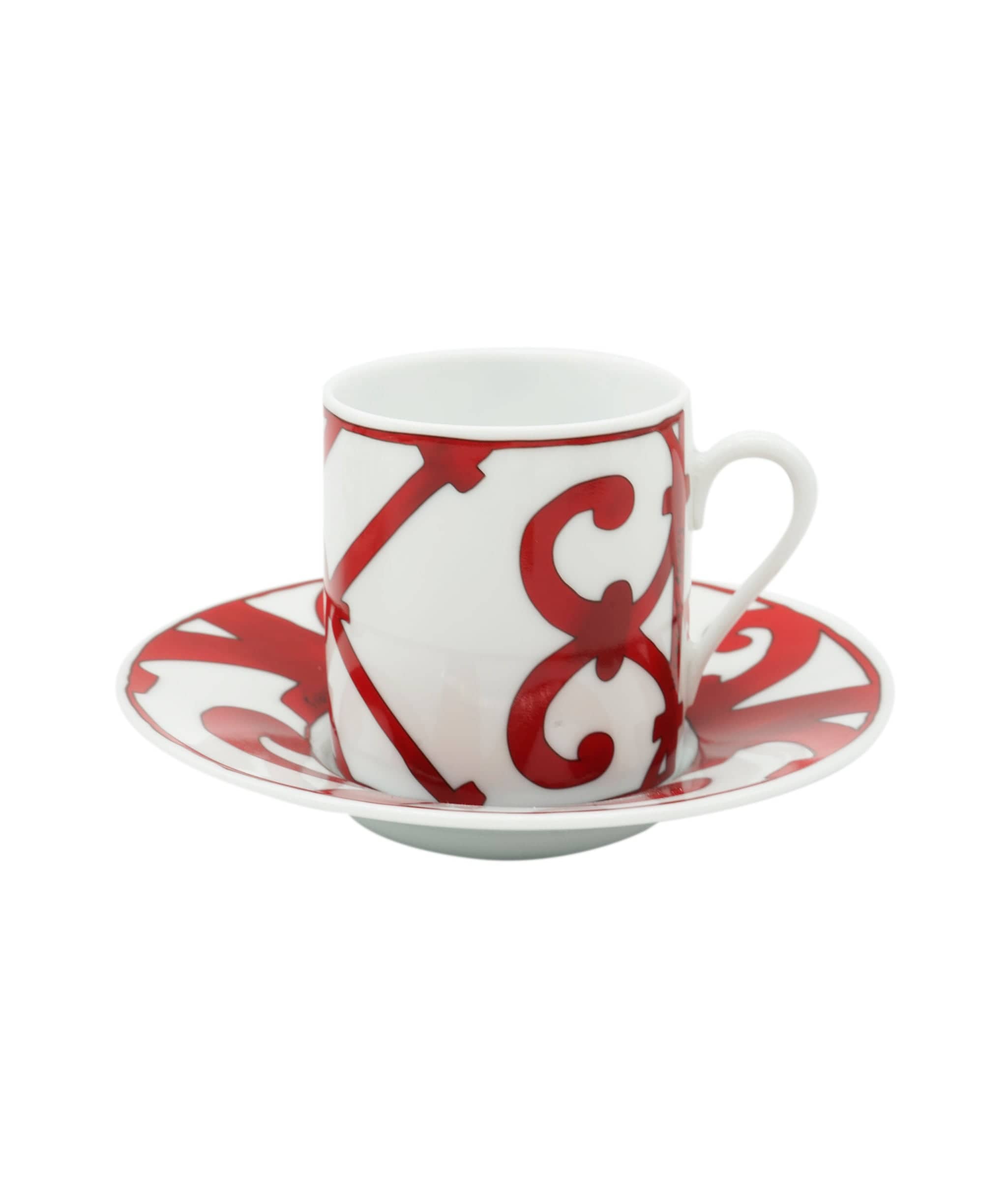 Hermès Hermes Balcon du Guadalquvir Espresso Cup & Saucer set of 2 DBXS4234