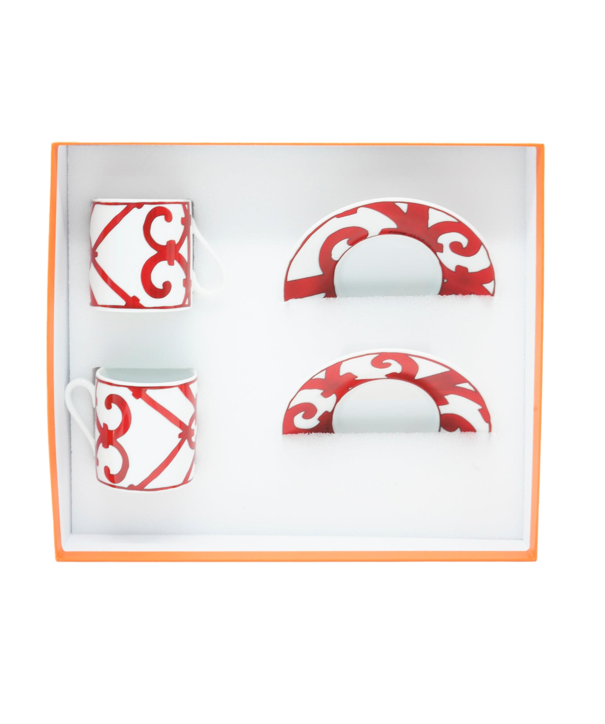 Hermès Hermes Balcon du Guadalquvir Espresso Cup & Saucer set of 2 DBXS4234