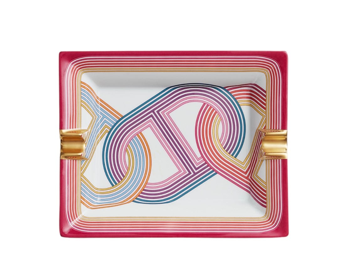 Hermès 24 Faubourg Rose Ashtray 01ASH798 DBXM0059