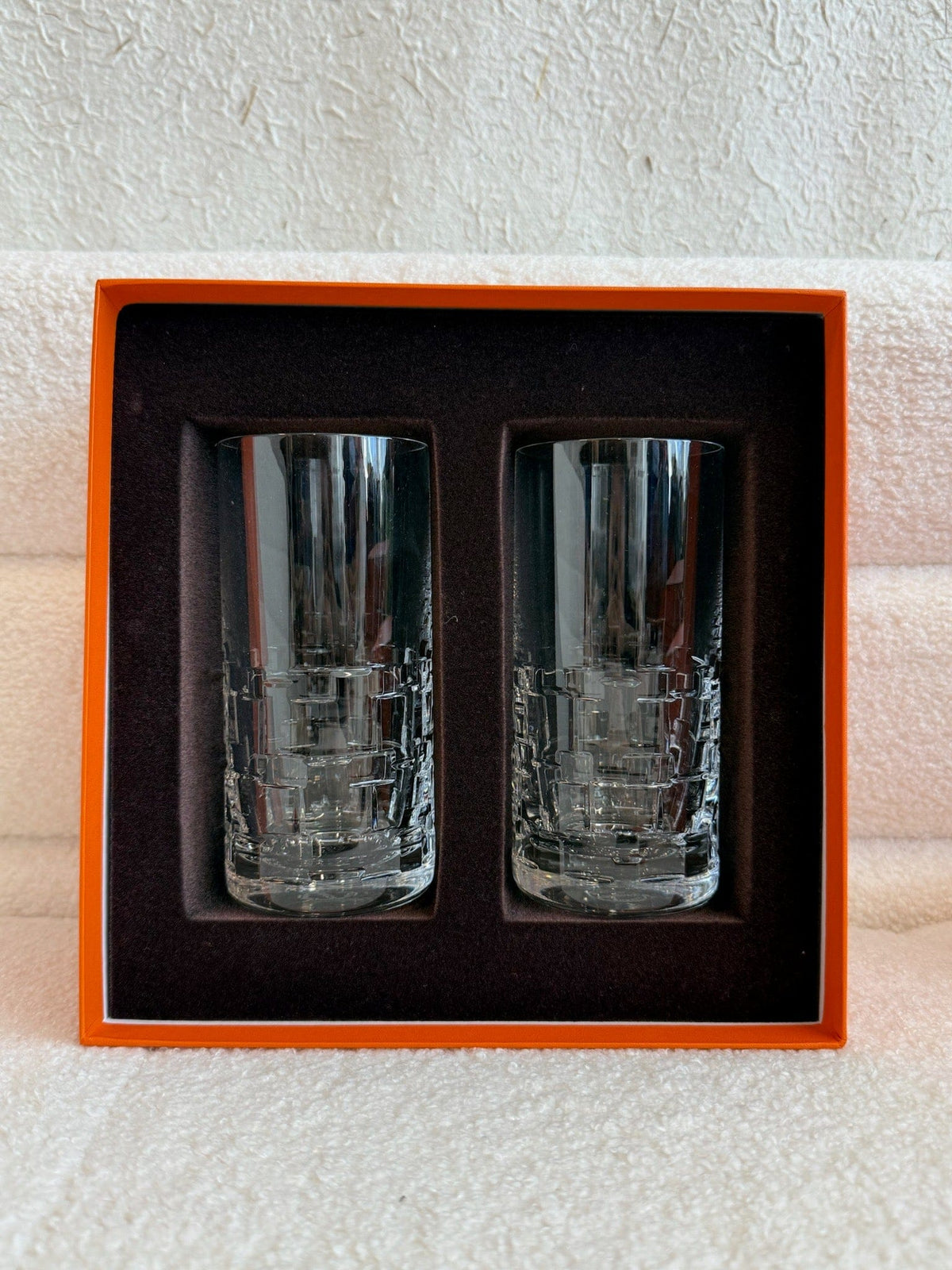 Hermès Hermès H Déco Glass Set 2 Pieces