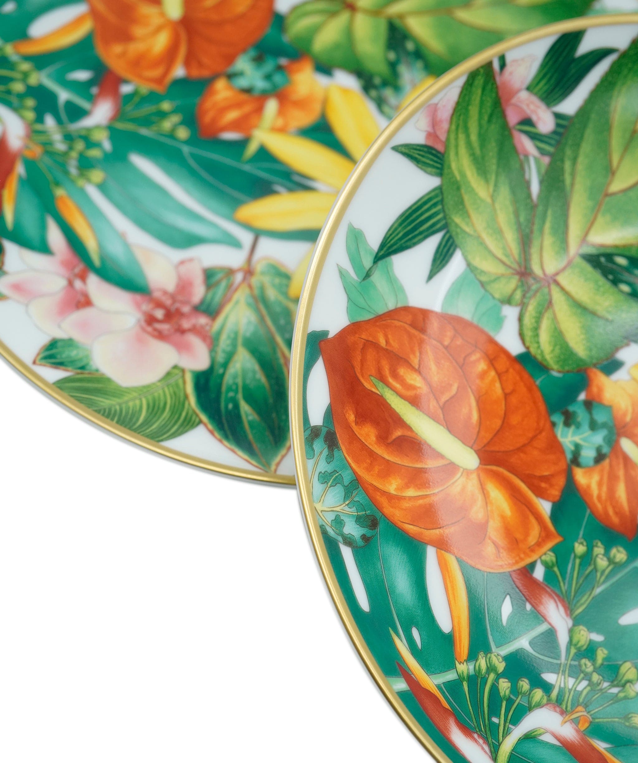 Hermès Hermes Passifolia Dessert Plates NIB ALC2629