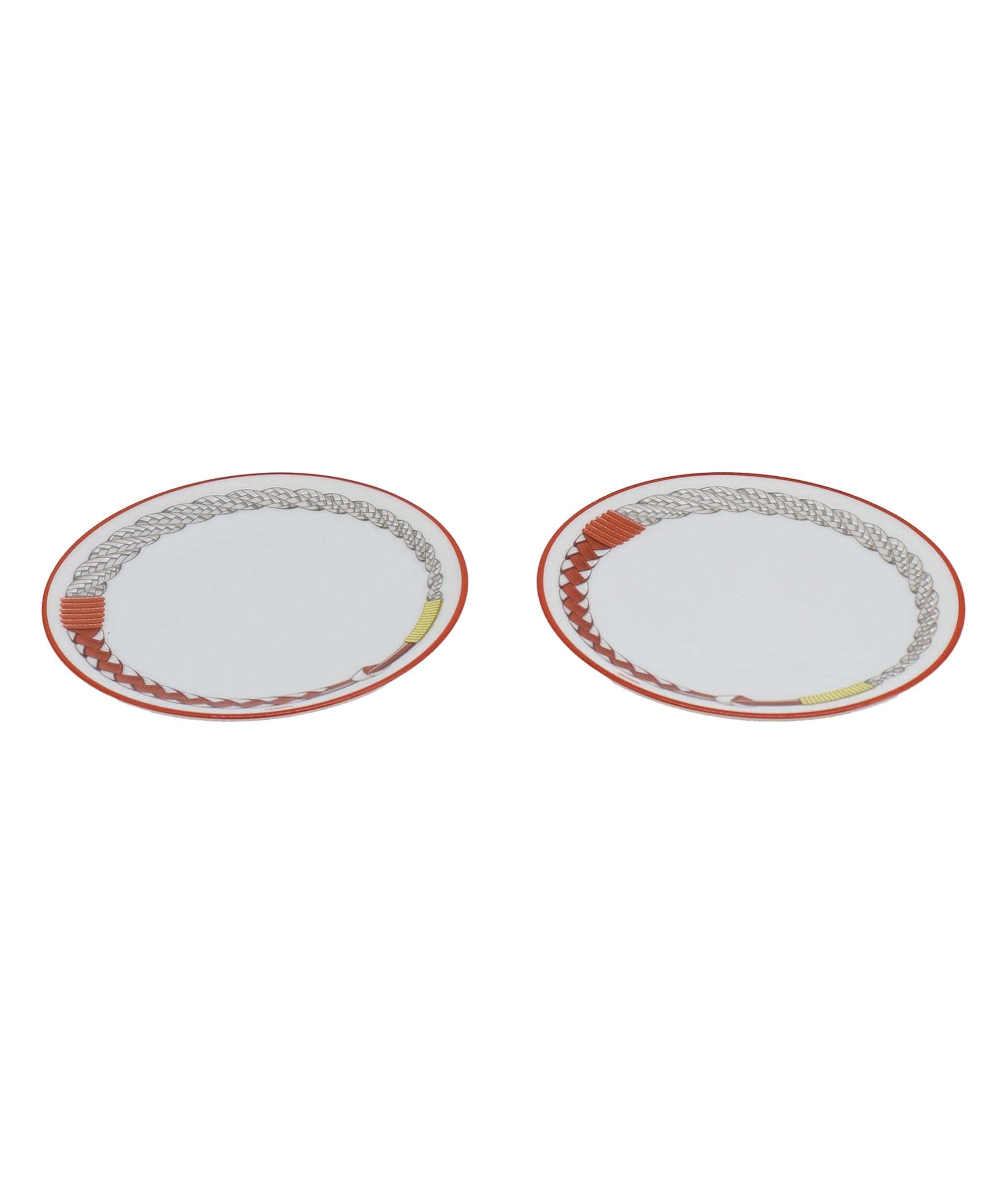 Hermès Hermes Tressages Equestres - Bread & Butter Plates 14cm DXBA0106