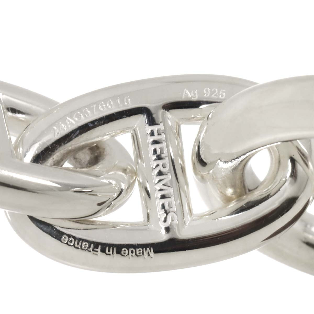 HERMES HERMES Chaine dancre TGM Bracelet Silver 925 90295061