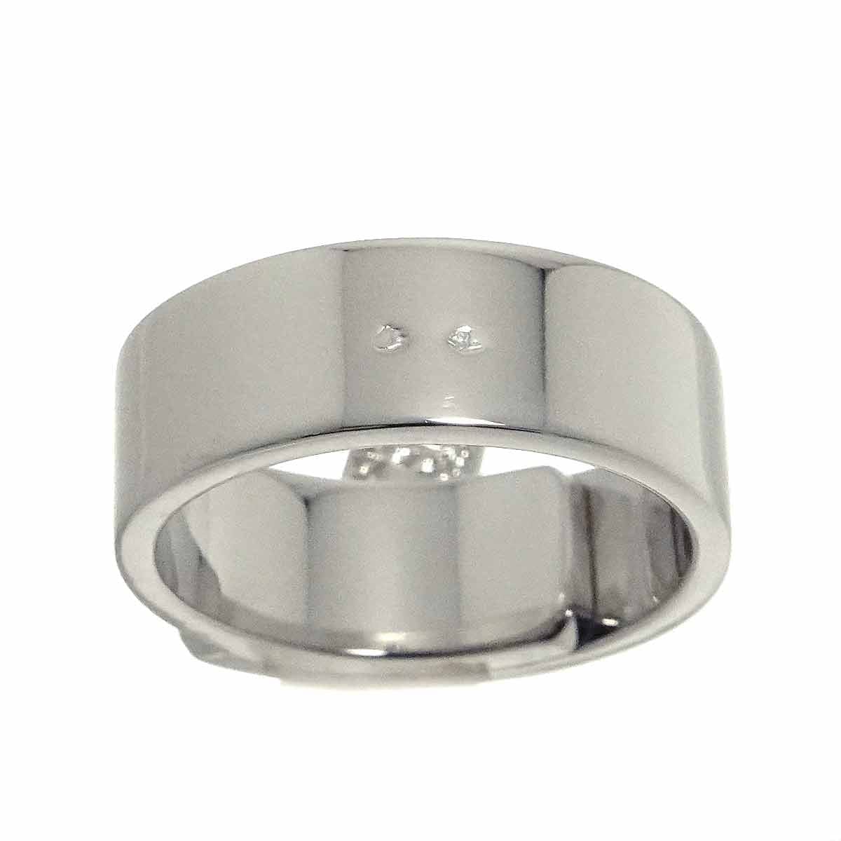 HERMES HERMES Kelly Diamond Ring 18K WG 750 Size54 6.75(US) 90294780