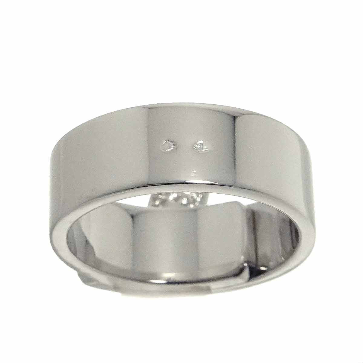 HERMES HERMES Kelly Diamond Ring 18K WG 750 Size54 6.75(US) 90294780