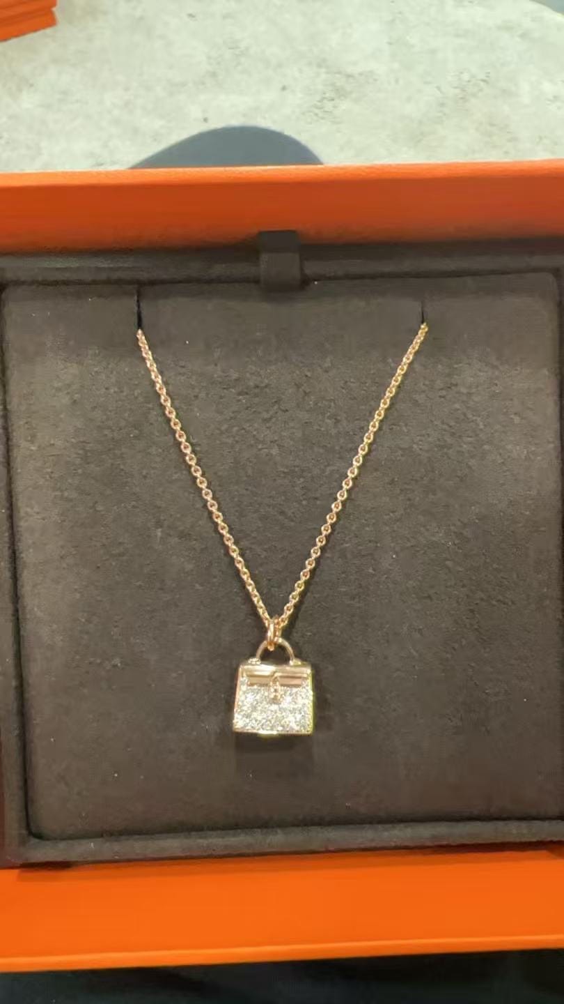 Hermes Hermes Diamond Necklace ALC3895