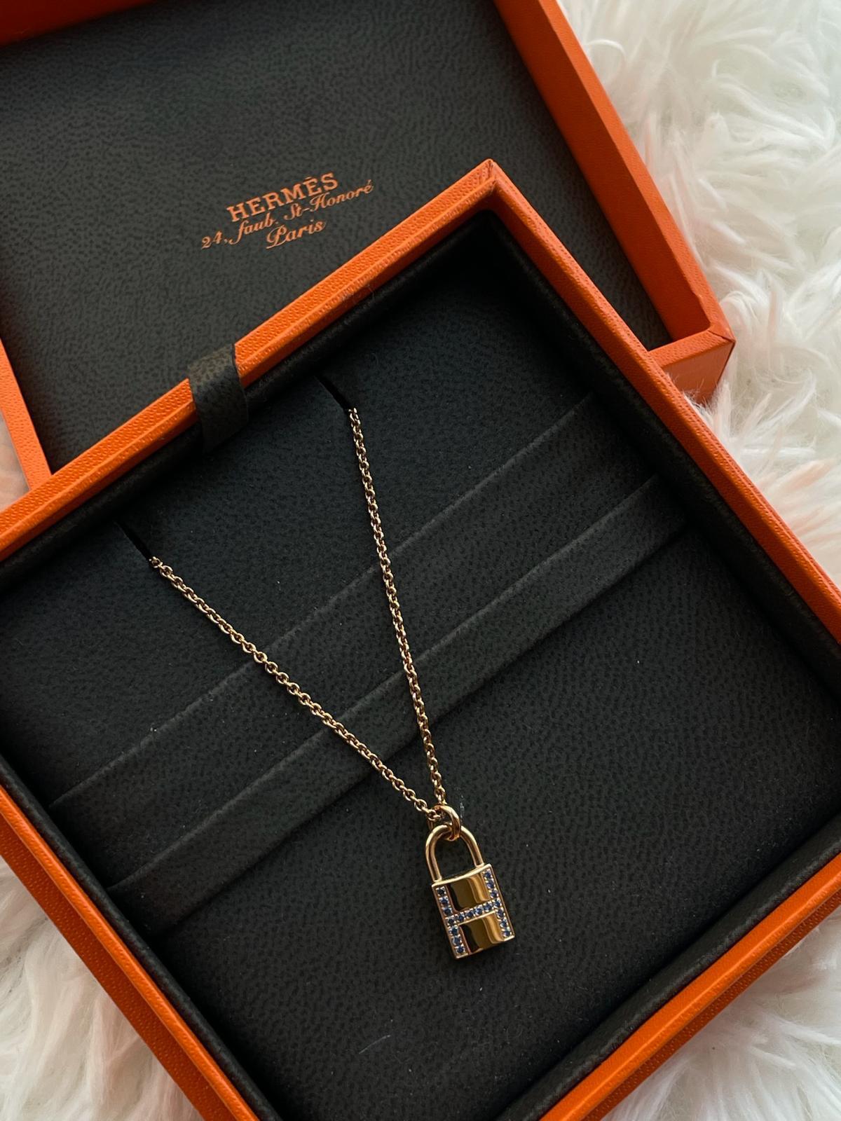 Hermès Hermes Kelly Cadenas pendant Rose Gold OS Rose Gold +coloured Diamond ALTC0307