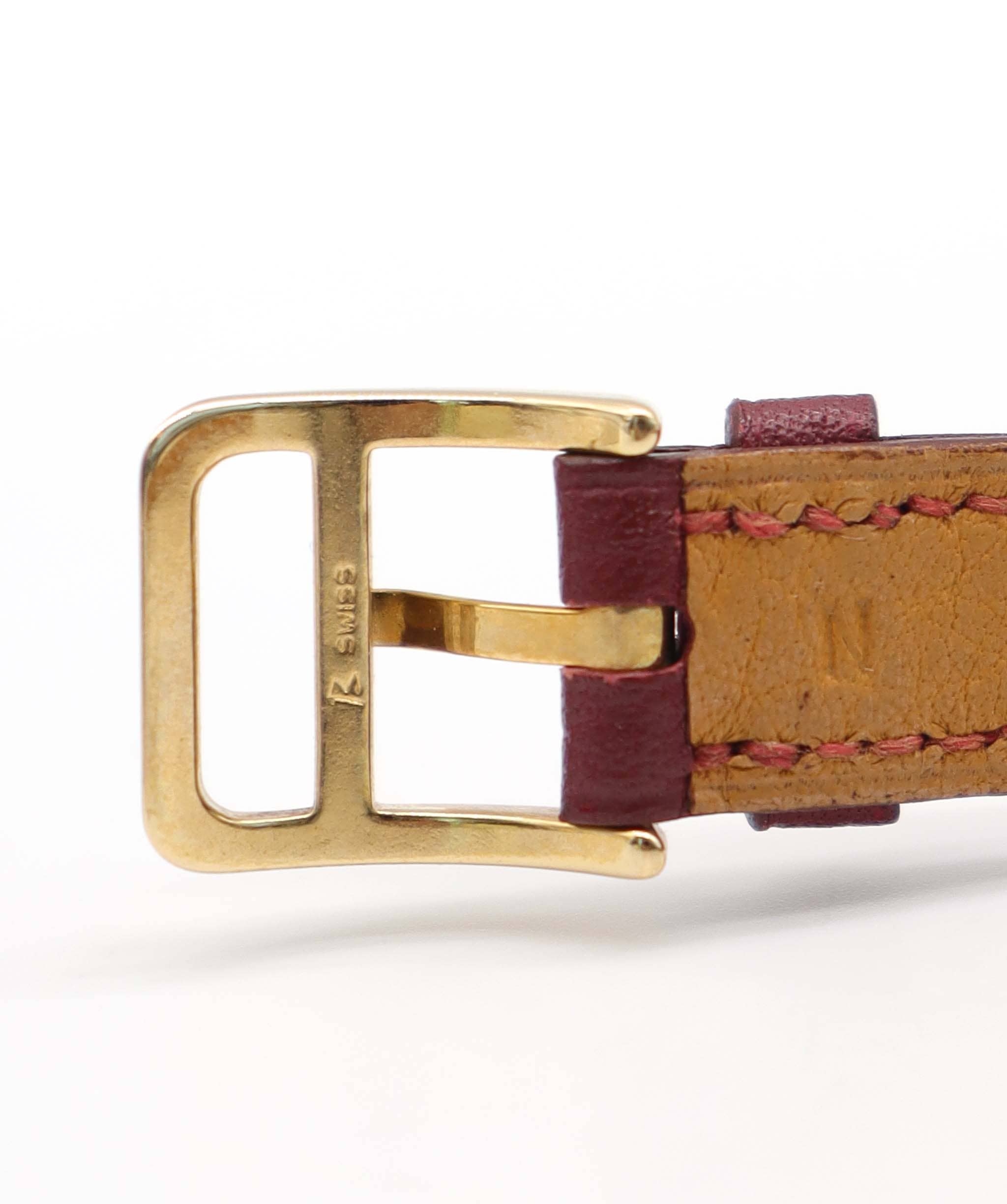 Hermès HERMES Kelly Watch Vintage Women's Wristwatch Bordeaux Quartz Watch with Padlock Kelly Watch Hermes 90320054 DXBS6388