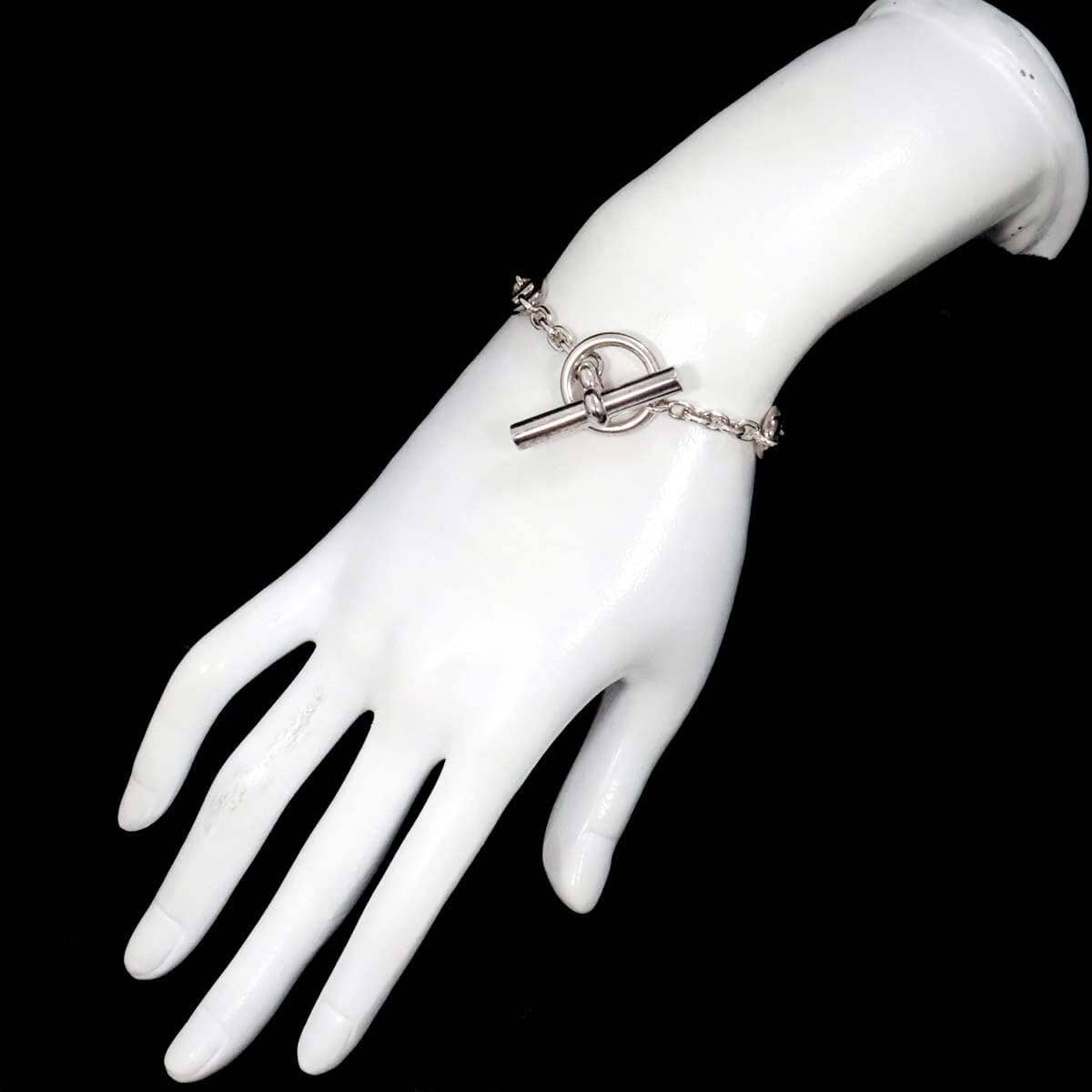 HERMES HERMES Chaine dancre FARANDOLE SH Bracelet SV 925 90253841