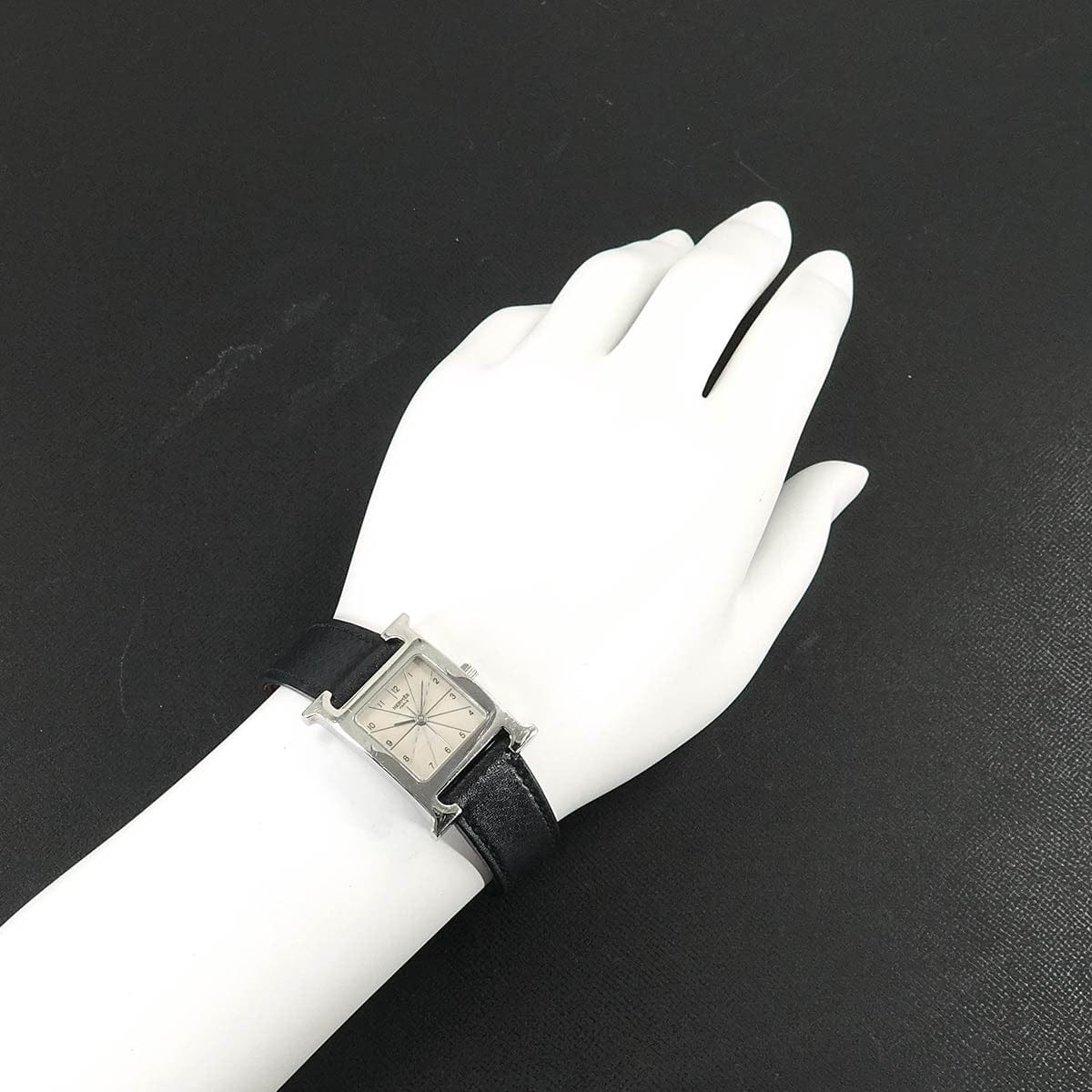 HERMES HERMES H Watch HH1.210 Quartz Silver Dial Ladies Watch 90315902