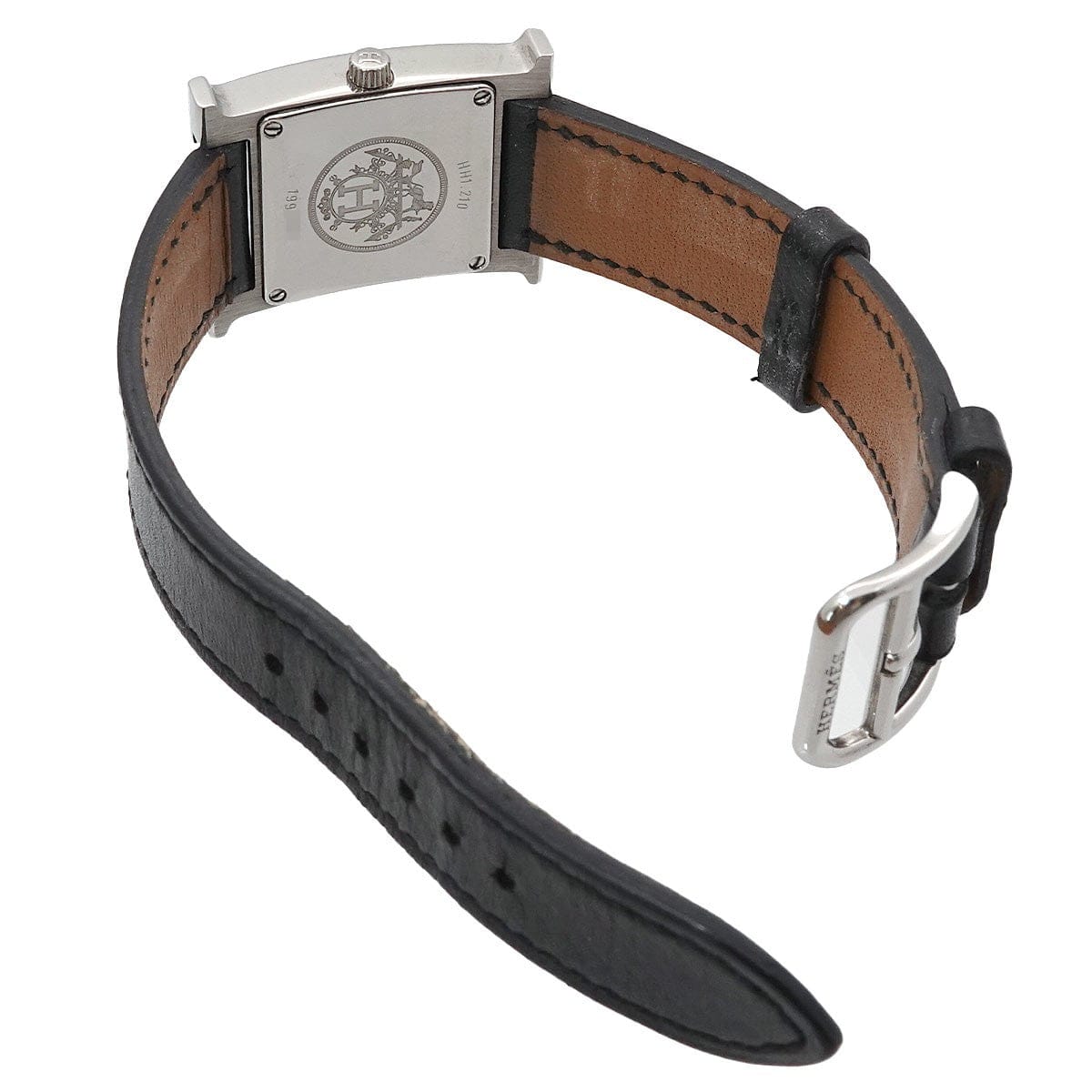 HERMES HERMES H Watch HH1.210 Quartz Silver Dial Ladies Watch 90315902