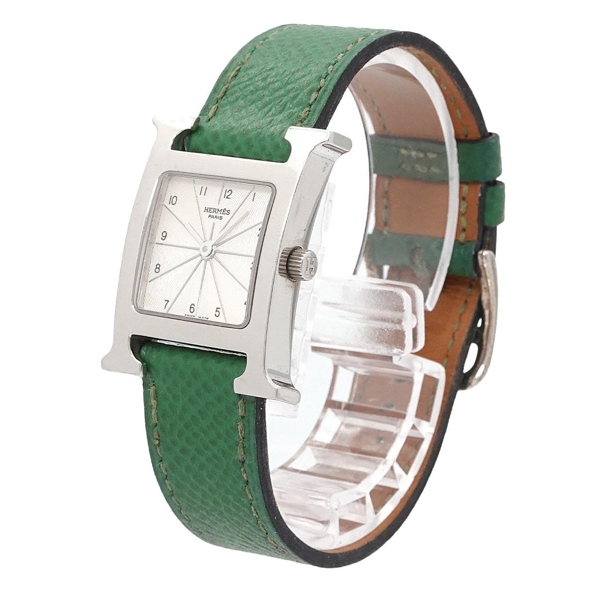 HERMES HERMES H Watch HH1.210 Quartz Silver Dial Ladies Watch 90316880
