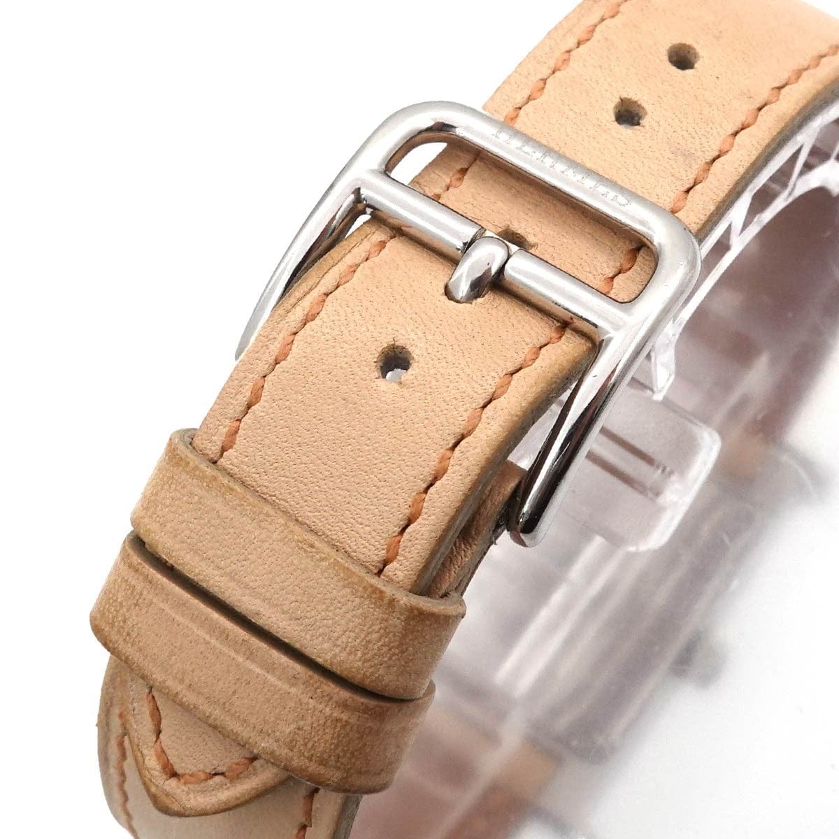 HERMES HERMES H Watch HH1 210 Quzrtz Pink Shell Dial Ladies Watch 90320053
