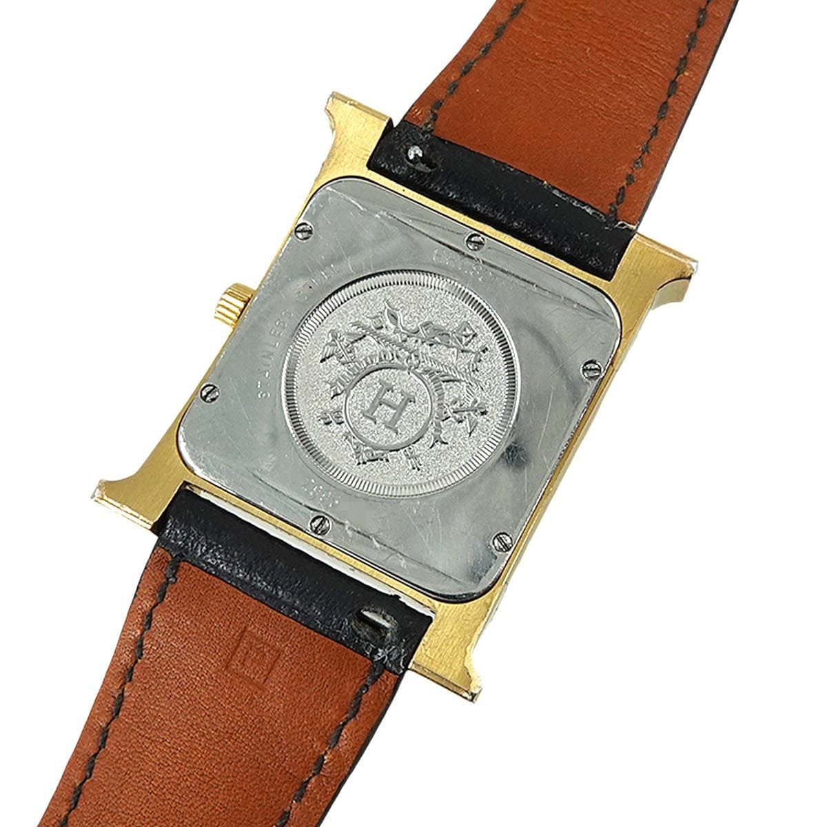 HERMES HERMES H Watch HH1.801 Quartz White Dial Mens Watch 90316766