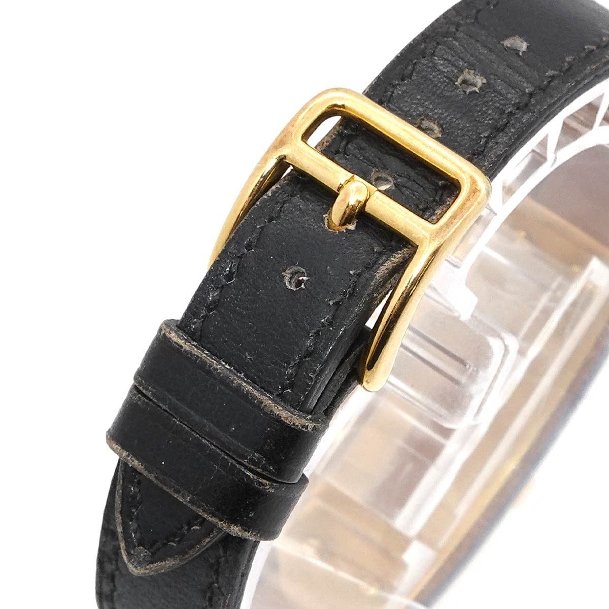 HERMES HERMES Kelly Watches Quartz Gold Dial Vintage Cadena Ladies Watch 90317087