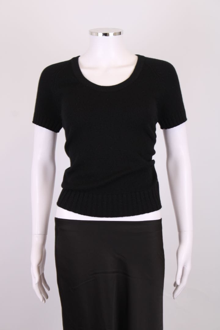 Hermes Hermes S/S Knit Jumper Black 8