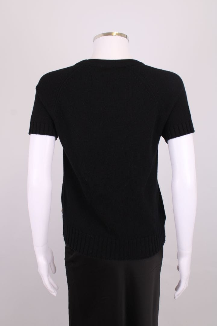 Hermes Hermes S/S Knit Jumper Black 8