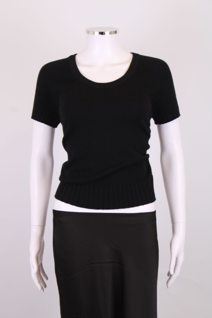 Hermes Hermes S/S Knit Jumper Black 8