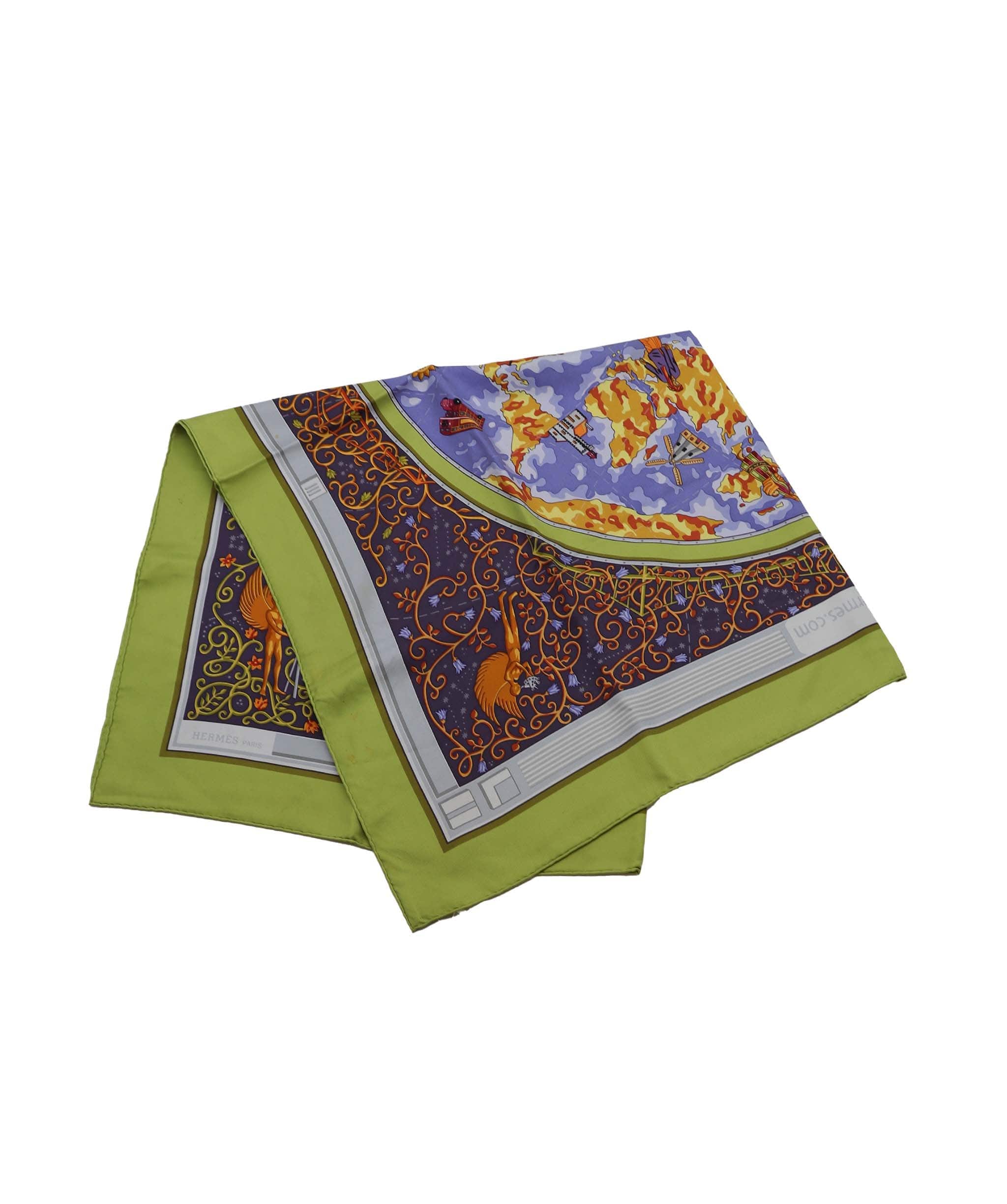 HERMES 25S SCARF 90 IN SILK 003