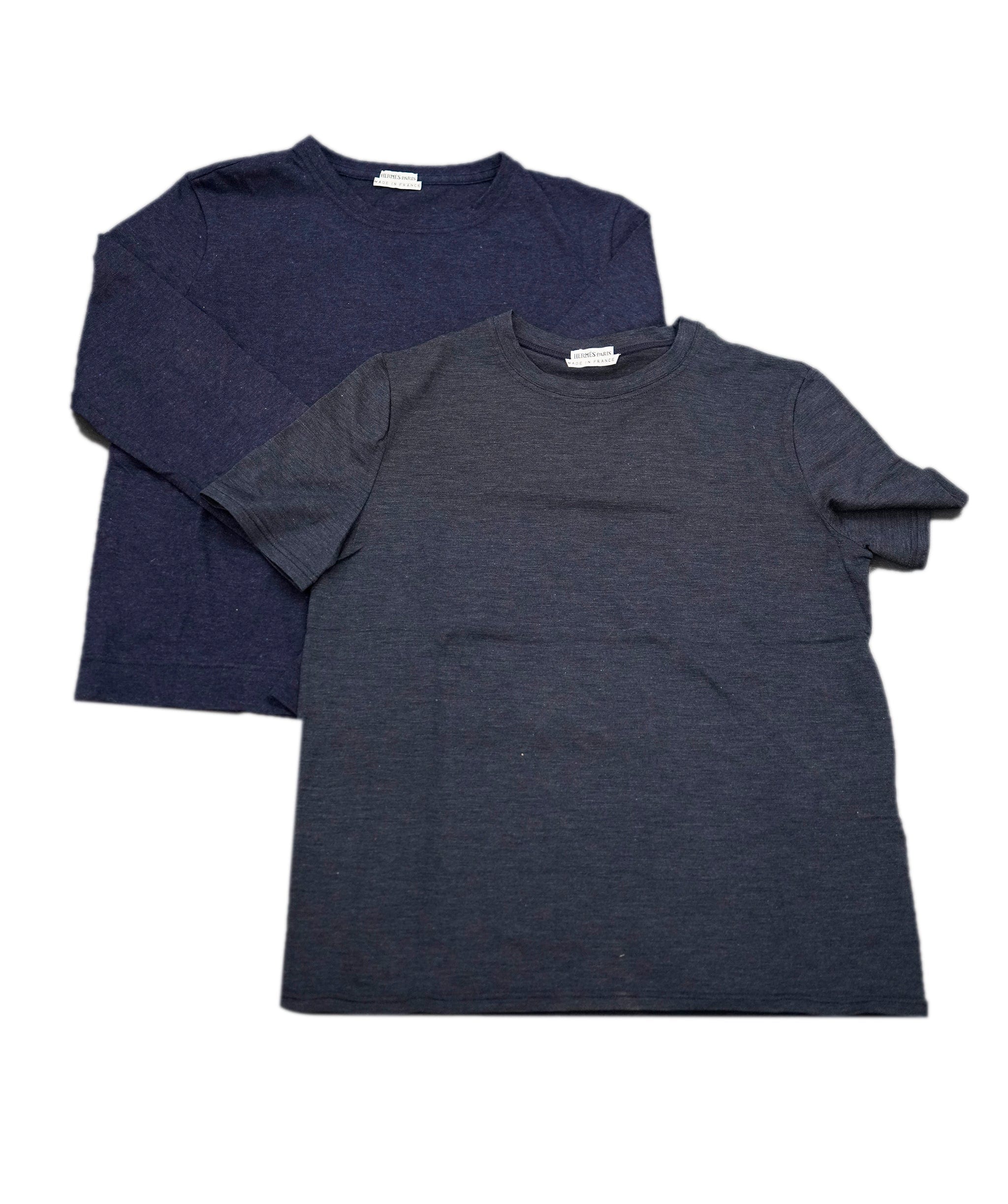 Hermès Hermes navy short sleeve & long sleeve t shirts - AJC0906